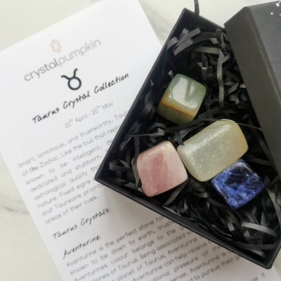 Taurus Gemstone Crystal Set